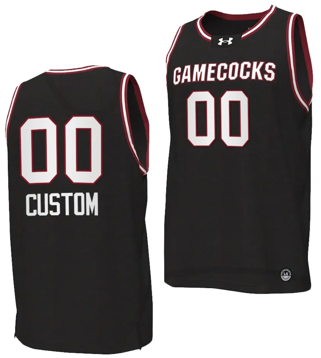 Custom South Carolina Gamecocks Jersey Name and Number College Basketball 2023-24 Black