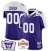 Custom Washington Huskies Jersey Name and Number Alamo Bowl Patch Football Alternate