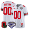 Custom Ohio State Jersey Name and Number Good Year Cotton Bowl Patch Football White