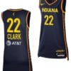 Caitlin Clark Jersey #22 Indiana Fever 2024 WNBA Draft Rebel Edition Navy