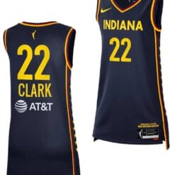 Caitlin Clark Jersey #22 Indiana Fever 2024 WNBA Draft Rebel Edition Navy