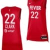 Caitlin Clark Jersey #22 Indiana Fever 2024 WNBA Draft Rebel Edition Red