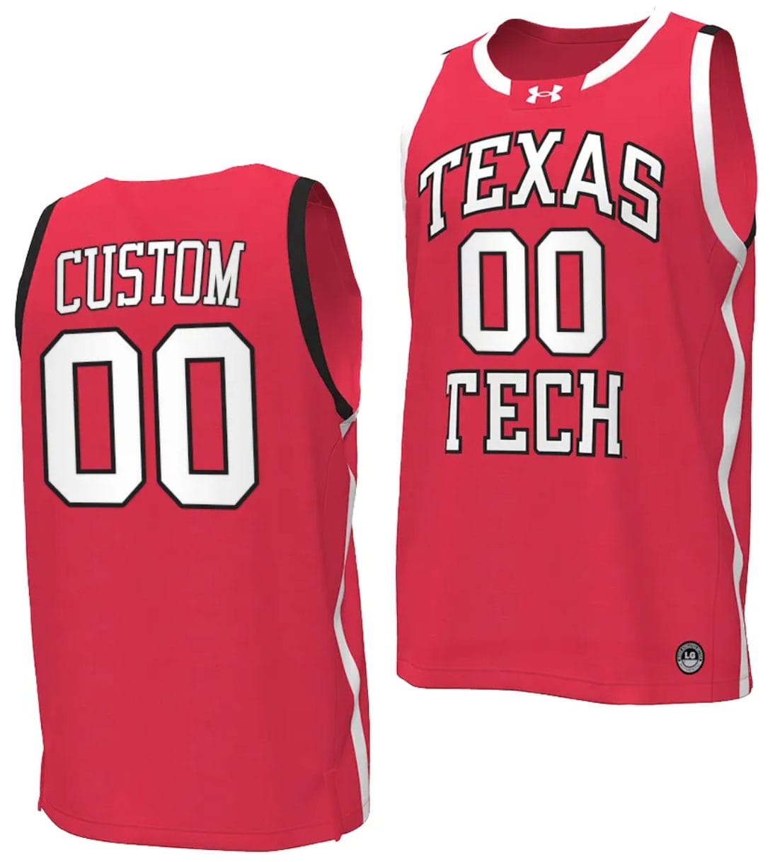Custom Texas Tech Jersey Name and Number Basketball uniform Red