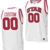 Custom Utah Utes Jersey Name and Number College Basketball 2023-24 Replica White