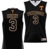 Dalton Knecht Jersey #3 Tennessee Volunteers NIL College Basketball Lightweight Black