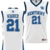 DJ Wagner Jersey #21 Kentucky Wildcats NIL College Basketball Lightweight White