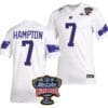 Dominique Hampton Jersey #7 Washington Huskies Allstate Sugar Bowl Patch 2024 College Football White