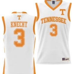 Dalton Knecht Jersey #3 Tennessee Volunteers NIL College Basketball Lightweight White