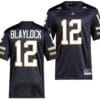 Dominick Blaylock Jersey #12 Georgia Tech Yellow Jackets 2023 Premier Football Uniform Black