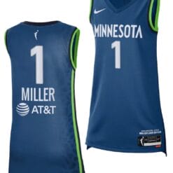 Diamond Miller Jersey #1 Minnesota Lynx 2023 WNBA Draft Explorer Edition Black