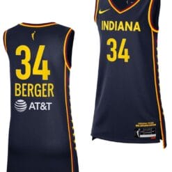Grace Berger Jersey #34 Indiana Fever 2023 WNBA Draft Jersey Exclusive Edition Navy