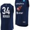 Grace Berger Jersey #34 Indiana Fever 2023 WNBA Draft Jersey Replica Navy