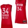 Grace Berger Jersey #34 Rebel Edition Indiana Fever 2023 WNBA Draft Red