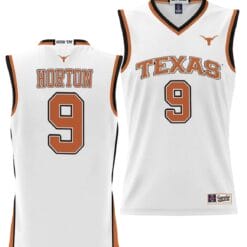 Ithiel Horton Jersey #9 Texas Longhorns NIL College Basketball Lightweight White