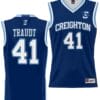 Isaac Traudt Jersey #41 Creighton Bluejays College NIL Basketball Lightweight Blue