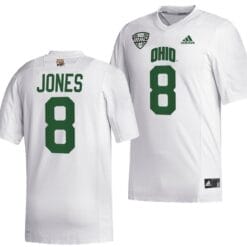 Jacoby Jones Jersey #8 Ohio Bobcats College Football Uniform White