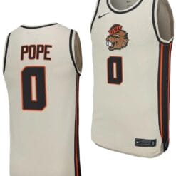 Jordan Pope Jersey #0 Oregon State Beavers College Basketball Replica uniform White
