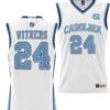 JaeLyn Withers Jersey #24 UNC Tar Heels NIL College Basketball Lightweight White