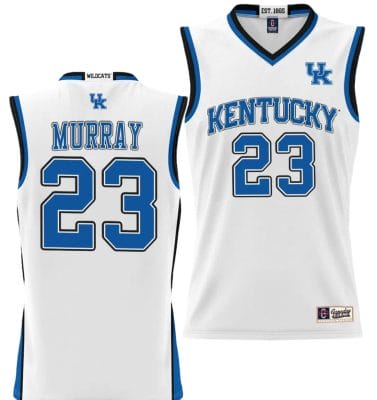 Jamal Murray Jersey #23 Kentucky Wildcats NIL College Basketball Lightweight White
