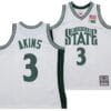 Jaden Akins Jersey #3 Michigan State Spartans 125th Basketball Anniversary 1999 Throwback White