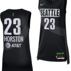 Jordan Horston Jersey #23 Rebel Edition Seattle Storm 2023 WNBA Draft Black