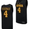 Kylie Feuerbach Jersey #4 Iowa Hawkeyes Basketball uniform 2023-24 Black
