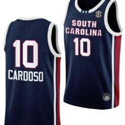 Kamilla Cardoso Jersey #10 South Carolina Gamecocks College Basketball Away Black