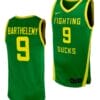 Keeshawn Barthelemy Jersey #9 Oregon Ducks Replica College Basketball uniform Green