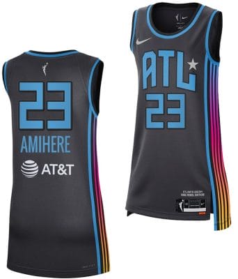 Laeticia Amihere Jersey #23 Rebel Edition Atlanta Dream 2023 WNBA Draft Black