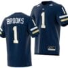 LaMiles Brooks Jersey #1 Georgia Tech Yellow Jackets 2023 Premier Football Uniform Navy
