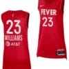 LaDazhia Williams Jersey #23 Indiana Fever 2023 WNBA Draft Rebel Edition Red