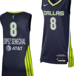 Lou Lopez Senechal Jersey #8 Dallas Wings 2023 WNBA Draft Explorer Edition Navy