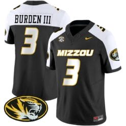 Luther Burden III Jersey #3 Missouri Tigers Vapor Limited College Football Stitched Black Alternate
