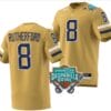 Malik Rutherford Jersey #8 Georgia Tech Yellow Jackets 2023 Gasparilla Bowl Patch Football Brown