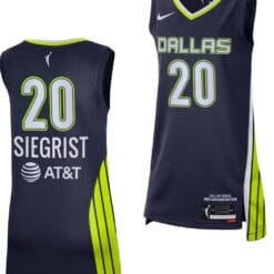 Maddy Siegrist Jersey #20 Dallas Wings 2023 WNBA Draft Jersey Exclusive Edition Navy