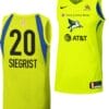 Maddy Siegrist Jersey #20 Dallas Wings 2023 WNBA Draft Jersey Swingman Green