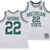 Mady Sissoko Jersey #22 Michigan State Spartans 125th Basketball Anniversary 1990 Throwback White