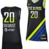 Maddy Siegrist Jersey #20 Rebel Edition Dallas Wings 2023 WNBA Draft Black