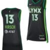 Maia Hirsch Jersey #13 Rebel Edition Minnesota Lynx 2023 WNBA Draft Black