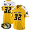 Nick Bolton Jersey #32 Missouri Tigers Vapor Limited College Football Stitched Gold Alternate