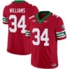 Ricky Williams Jersey #34 Texas Longhorns Mexico Vapor College Football Red