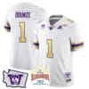 Rome Odunze Jersey #1 Washington Huskies Alamo Bowl Patch Football Husky Royalty