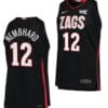 Ryan Nembhard Jersey #12 Gonzaga Bulldogs NIL College Basketball Black