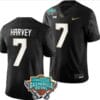 RJ Harvey Jersey #7 UCF Knights 2023 Gasparilla Bowl Patch Football Black