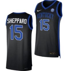 Reed Sheppard Jersey #15 Kentucky Wildcats Limited College Basketball Alternate Black