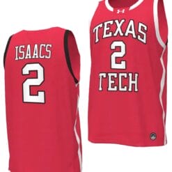 Ricky Pop Isaacs Jersey #2 Texas Tech Red Raiders Basketball uniform Red