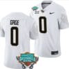 Stacy Gage Jersey #0 UCF Knights 2023 Gasparilla Bowl Patch Football White