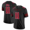 Skyler Bell Jersey #11 Wisconsin Badgers Vapor Limited College Football Black