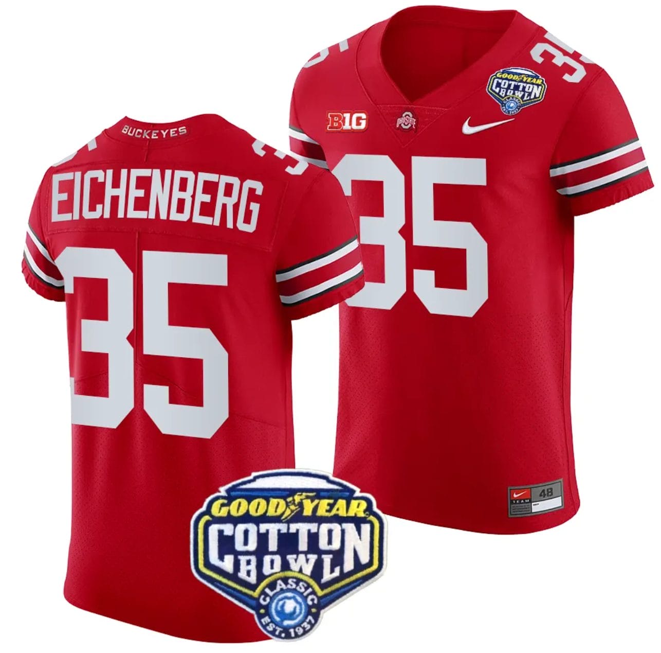 Tommy Eichenberg Jersey Ohio State Buckeyes