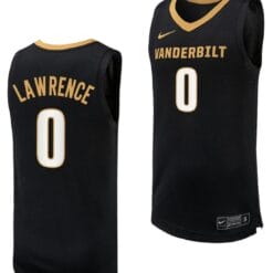 Tyrin Lawrence Jersey #0 Vanderbilt Commodores Replica Basketball uniform Black